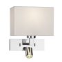 Dar Lighting MODENA MOD7150L Braț pentru aplique de perete 1x40W/E27+1x3W/LED IP20
