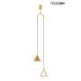 King Home ACUSTICA MSE010100331 Lampă cu pendul 1x13W/LED 3000K 1040LM IP20