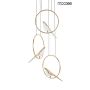 King Home BIRD DISC MSE010100294 Lampă cu pendul 1x24W/LED 1920LM IP20