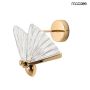 King Home BUTTERFLY M MSE010100324 Aplique de perete 1x7W/LED 3000K 560LM IP20