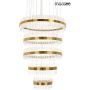King Home GHIA MSE1501100396 Lampă cu pendul 233w/LED 3000K 18640lm