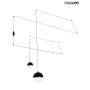 King Home MOOSEE BOWL DUO MSE010100152 Lampă cu pendul 2x60W/E27 IP20