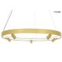 King Home MOOSEE CIRCLE SPOT GOLD MSE010100161 Lampă cu pendul 1x75,8W/LED 3000K 6100LM IP20