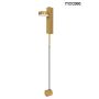 King Home MOOSEE CLARID GOLD MSE010400206 Aplique de perete 1x8W/LED 3000K 640LM IP20