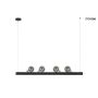 King Home MOOSEE LINEAL MSE010100270 Lampă cu pendul 4x48W/G4 3000K 3840LM IP20