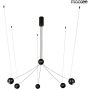 King Home OCTO MSE1501100492 Lampă cu pendul 17W/LED 3000K 1360lm