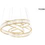 King Home WAVE MSE1501100538 Lampă cu pendul 70W/LED 3000K 5600lm