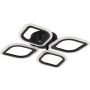 Zuma Line ILLUMIA MS236040R-BK Lampă de tavan 4x30W/LED 3000-6000k 2200lm