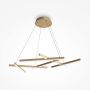 Maytoni LINE MOD016PL-L75MG3K Lampă cu pendul 6x79W/LED 3000K 3100LM IP20