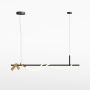 Maytoni TAU MOD166PL-L30GB3K Lampă cu pendul 4x42W/LED 3000K 1500LM IP20