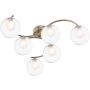 Dar Lighting Nakita NAK6475-20 Lampă de tavan 6x40w/g9 ip20