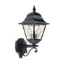 Elstead Lighting NORFOLK NR1-BLK Aplique de perete 1x60W/E27 IP43
