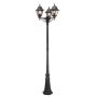 Elstead Lighting NORFOLK NR8-BLK Felinar 3x60W/E27 IP43