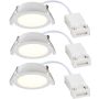 Nordlux Olea 2510400101 Lumină îngropată deasupra plafonului 3x4.4w/led 2700k 345lm ip65