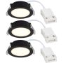 Nordlux Olea 2510400103 Lumină îngropată deasupra plafonului 3x4.4w/led 2700k 345lm ip65
