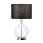 Elstead Lighting Orb ORB-CLEAR-PN-BLK Lampă de masă 1x60W/E27