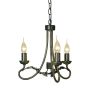 Elstead Lighting OLIVIA OV3-BLK-GOLD Candelabru 3x60W/E14