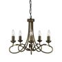 Elstead Lighting OLIVIA OV5-BLK-GOLD Candelabru 5x60W/E14