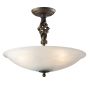 Elstead Lighting PEMBROKE PB-SF-A-BLK-GOLD Lampă de tavan 3x60W/E27