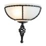 Elstead Lighting PEMBROKE PB-WU-BLACK Aplique de perete 1x60W/E27