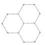 Light Prestige Geometric LP-0209/3C 4K Lustră de tavan 15x4W/LED 4000K IP44