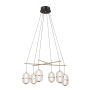 Italux Alani PND-34375-6-BK Lampă cu pendul 6x32W/LED 3000K 2496lm IP20