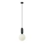 Italux Aldeva PND-02340-1M-BK Lampă cu pendul 1x40W/E27 IP20