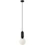Italux ALDEVA PND-02340-1S-BK Lampă cu pendul 1x40W/E27 IP20