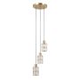 Italux Alma PND-40668-3-HBR Lampă cu pendul 3x40W/E27 IP20