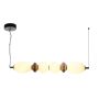 Italux Balos PND-94921-4A-BK Lampă cu pendul 1x23W/LED 3000K 2840lm IP20