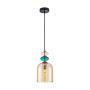 Italux Busco PND-30263-1B-BRO-AMB Lampă cu pendul 1x40W/E27 IP20