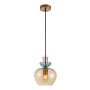 Italux Fanda PND-31882-1-GD-AMB Lampă cu pendul 1x40W/E27 IP20