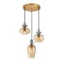 Italux Fanda PND-31882-3A-GD-AMB Lampă cu pendul 3x40W/E27 IP20