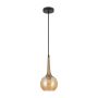 Italux Favera PND-42361-1-BRO-AMB Lampă cu pendul 1x40W/E27 IP20
