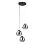Italux Felis PND-40824-3-BK Lampă cu pendul 3x40W/E27 IP20