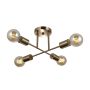 Italux FORMIO PND-4052-4-HBR Lampă de tavan 4x40W/E27 IP20