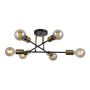 Italux FORMIO PND-4052-6-BL-HBR Lampă de tavan 6x40W/E27 IP20