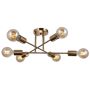 Italux FORMIO PND-4052-6-HBR Lampă de tavan 6x40W/E27 IP20