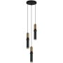 Italux ISIDORA PND-14290-3-BRO-BK Lampă cu pendul 3x25W/GU10 IP20
