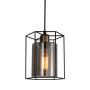 Italux KALULA PND-78901-1-BK+SG Lampă cu pendul 1x40W/E27 IP20