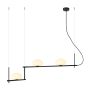 Italux KERNIO PND-357783-BK+W Lampă cu pendul 3x25W/G9 IP20