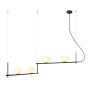 Italux KERNIO PND-357784-BK+W Lampă cu pendul 4x25W/G9 IP20
