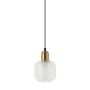 Italux LAMEZIA PND-67594-1-BRO+CL Lampă cu pendul 1x40W/E27 IP20