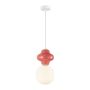 Italux Latera PND-94331-1L-RED Lampă cu pendul 1x40W/E14 IP20