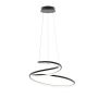 Italux Lorila PND-2168-M-BK Lampă cu pendul 1x60W/LED 3000K|4000K|6000K 3300lm IP20