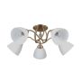 Italux Lugano PND-5643-5-HBR Lampă de tavan 5x40W/E27 IP20
