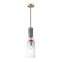 Italux Manso PND-37462D-MC-GD Lampă cu pendul 1x40W/E14 IP20