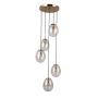 Italux Meolo PND-40825-5-GD Lampă cu pendul 5x40W/E14 IP20