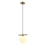 Italux MERSETA PND-463321M-BRO+W Lampă cu pendul 1x25W/G9 IP20