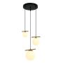 Italux MERSETA PND-463323A-BRO+W Lampă cu pendul 2xE14 40W|1xG9 25W IP20